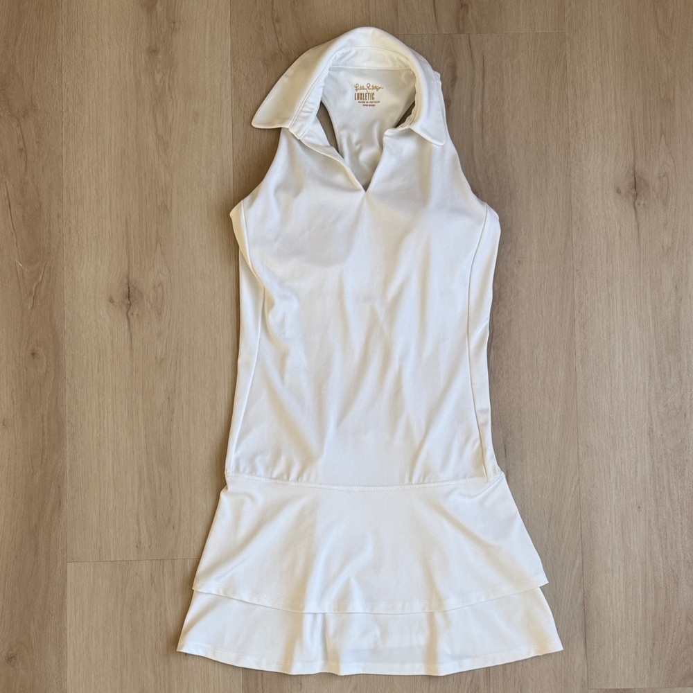 Lilly Pulitzer White Collared Sleeveless dress